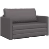 Sofa lova Pilka 124 x 71 x 78 cm Dirbtinė Oda