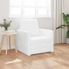 Sofa lova 60cm Balta Dirbtinė Oda