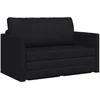 Sofa lova Juoda 124 x 71 x 78 cm Dirbtinė Oda