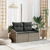 Sodo sofa su pagalve su saugykla 123 x 62 x 69 cm poliratanas