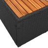 Sodo sofa Juoda 184 x 62 x 85cm poliratanas