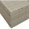 Sodo sofa su pagalve Pilka 184 x 62 x 69 cm poliratanas