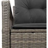 Sodo sofa su pagalve 120 x 62 x 69 cm poliratanas