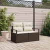 Sodo sofa su pagalve 120 x 62 x 69 cm poliratanas