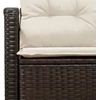 Sodo sofa su pagalve 120 x 62 x 69 cm poliratanas