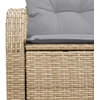 Sodo sofa su pagalve Smėlio 124 x 62 x 69cm poliratanas