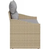 Sodo sofa su pagalve 123 x 62 x 69 cm poliratanas