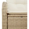 Sodo sofa su pagalve Smėlio 121 x 62 x 69cm poliratanas