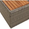 Sodo sofa Pilka 184 x 62 x 85cm poliratanas
