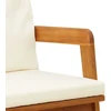 Sodo suolas su pagalve Natūralus aliejus 115 x 65 x 71 cm