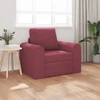 Sofa lova Vyno raudona 98 x 71 x 83 cm audinys