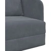Sofa lova Tamsiai pilka 65 x 80 x 83 cm Aksomas