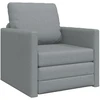 Sofa lova 60cm Šviesiai pilka audinys