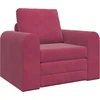 Sofa lova Vyno raudona 98 x 71 x 83 cm Aksomas