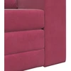 Sofa lova Vyno raudona 98 x 71 x 83 cm Aksomas