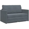 Sofa lova Tamsiai pilka 124 x 71 x 78 cm Aksomas