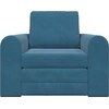 Sofa lova Mėlyna 98 x 71 x 83 cm Aksomas