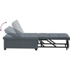 Sofa lova Tamsiai pilka 194 x 67 x 82 cm Aksomas