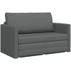 Sofa lova 110cm Tamsiai pilka audinys
