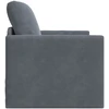 Sofa lova Tamsiai pilka 74 x 77 x 81 cm Aksomas