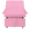 Ištraukiama sofa-lova Rožinė 194 x 50 x 82 cm audinys