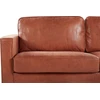 Sofa Beliani 4 vietų svetainės baldų komplektas SAVALEN, ekologiška oda, auksinė ruda
