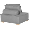Sofa Beliani Vienvietis modulis TIBRO, pilkas