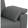 Dvivietė sofa Tamsiai pilka 180 cm audinys
