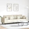 Sofa Kreminė 250 x 77 x 76 cm Aksomas