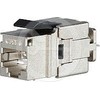 Juodos Solarix Keystone STP CAT6 RJ45 replės, skirtos SXKJ-on-BU