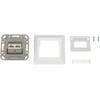 Intelek RJ-45 galinė jungtis SX9-2-5E-STP-WH SOLARIX
