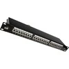 Solarix Patch panel 19" 1U 24x RJ-45 Cat.6 STP (SX24-6-STP-BK)