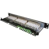 Solarix Patch panel 19" 1U 24x RJ-45 Cat.6 STP (SX24-6-STP-BK)