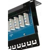 SX24L-5E-UTP-BK 19" patch panel Solarix 24 x RJ45 CAT5E UTP su listwą 1U
