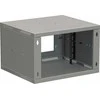 Solarix sulankstoma sieninė spinta SENSA LITE 9U 450mm, metalinės durys, RAL 7035 SENSA-L-9U-545-21-G