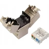 Solarix MULTIPACK 24 vnt - greito pjovimo kertinis akmuo CAT5E STP RJ45 juodas SXKJ-5E-STP-BK-NA