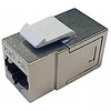 Solarix Spojka panelowa CAT6A STP 8p8c RJ45/RJ45 KRJ45/6AS-SH