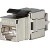 Solarix Quick Cut Keystone CAT5E STP RJ45 juoda SXKJ-5E-STP-BK-NA replėms SXKJ-NA-BU
