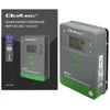 Qoltec 53662 Saulės įkrovimo valdiklis MPPT su temperatūros jutikliu 30A | 12V / 24V | LCD | 2x USB