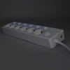 Solight 6z ilgintuvas 3m baltas