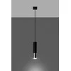 Sollux Lighting Pakabinamas šviestuvas LOOPEZ 1 juoda/chromas