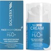 Solverx Deep H2O+ Giliai drėkinamasis naktinis kremas sausai ir dehidratuotai odai 50 ml