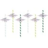 PartyDeco pterodaktilo šiaudeliai 19,5 cm mišinio A6 25943