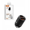 Įkroviklis Somostel Somostel kroviklis samochodowa USB / Typ-C 30W 5A QC PD juoda SMS-A40 (35539)