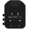 Įkroviklis Somostel Somostel maitinimo adapteris visam pasauliui 2x USB / Type-C 20W QC PD juodas SMS-Q43 (35522)