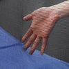 Songmics Sodo batutas Ø 244 cm, apvalus batutas su apsauginiu tinklu, su paminkštintais stulpais, apsauginiu uždanga, bandymas (STR10FT XXX)