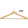 SONGMICS medinės drabužių pakabos, 20 vnt., su 360° pasukamu kabliu CRW001-20