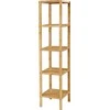 Songmics Bambukas 5 lentynos 33 x 33 x 146 cm siauras