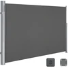 Songmics Šoninė markizė 160 x 350 cm antracito spalvos