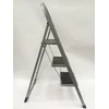 SONGMICS sulankstomos plieninės 3 pakopų kopėčios su rankena, 150 kg, GSL003GY01